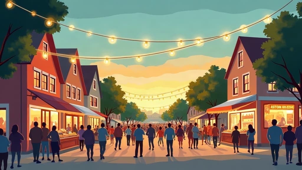 Editorial illustration: Family Weekend Guide: Fun Events in Murfreesboro, TN
