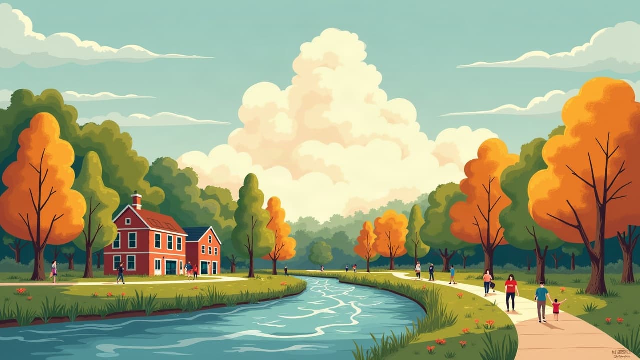 Editorial illustration: Weather in Murfreesboro, TN: What Each Season is Really Like