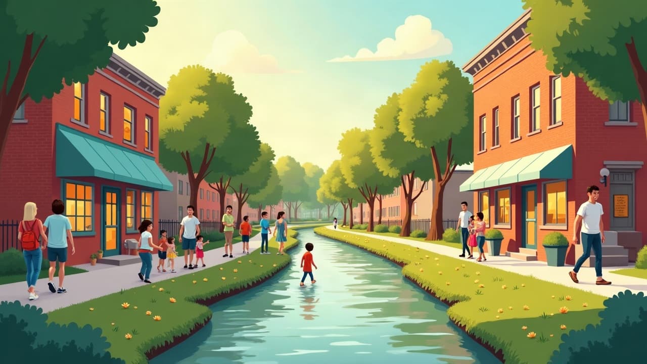 Editorial illustration: Rutherford County Schools shares guidance on AI and learning